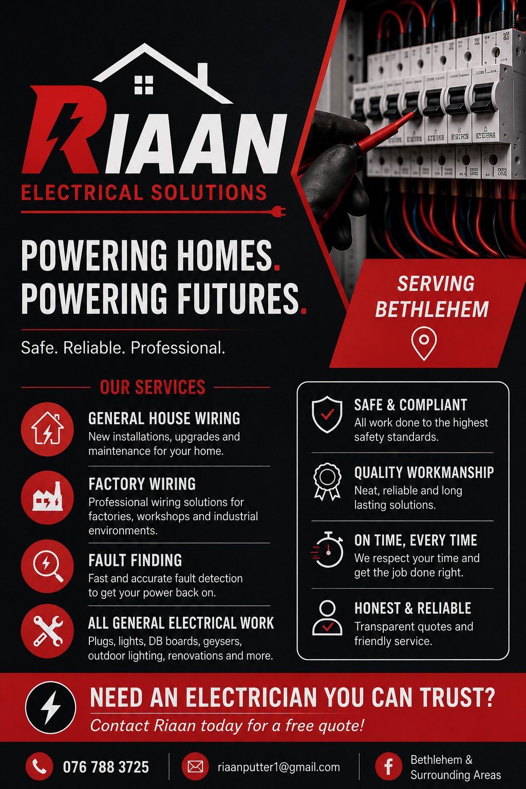 Riaan's Electrical Solutions cover photo